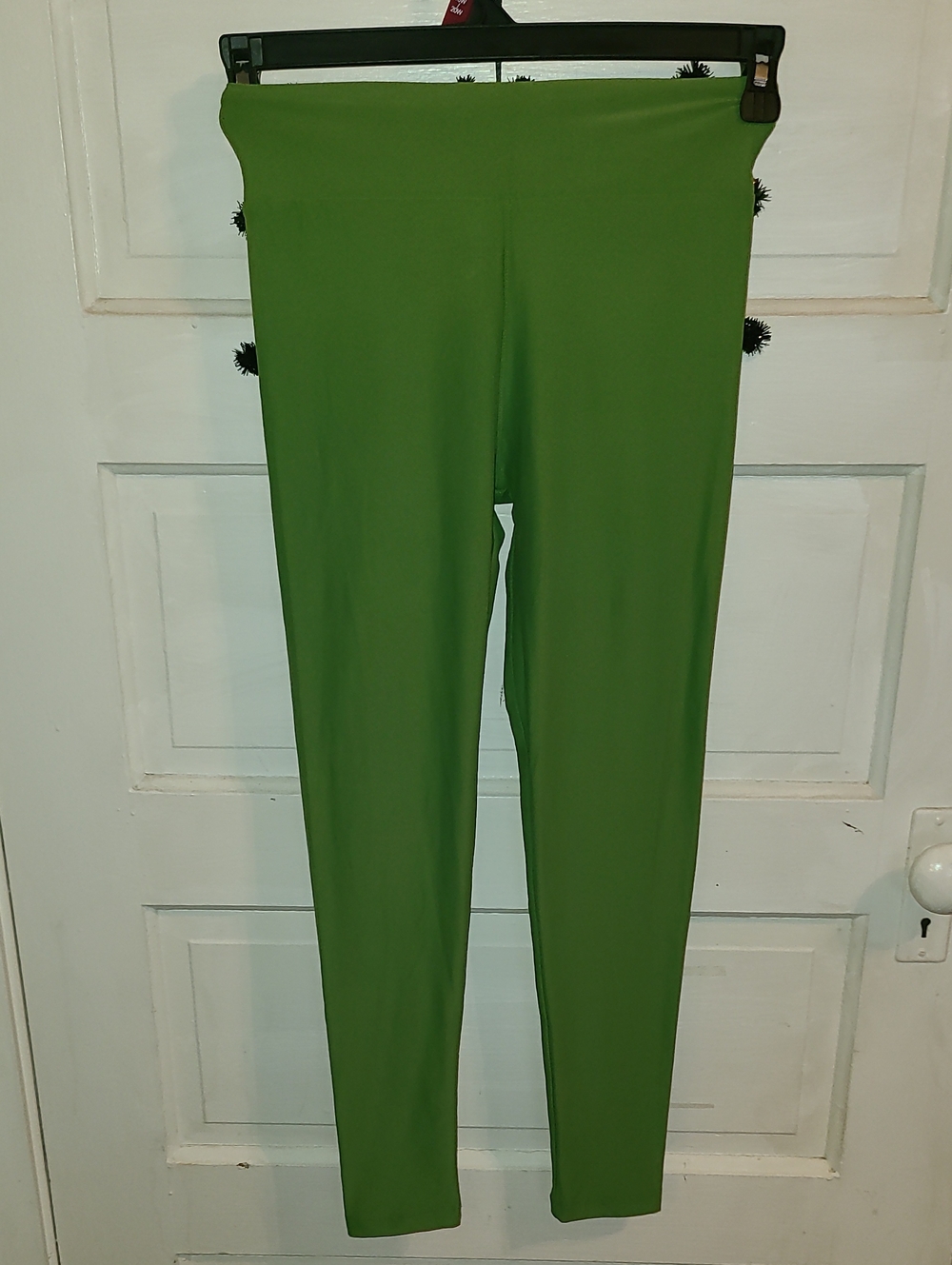 LuLaRoe Solid Green Stretch Leggings